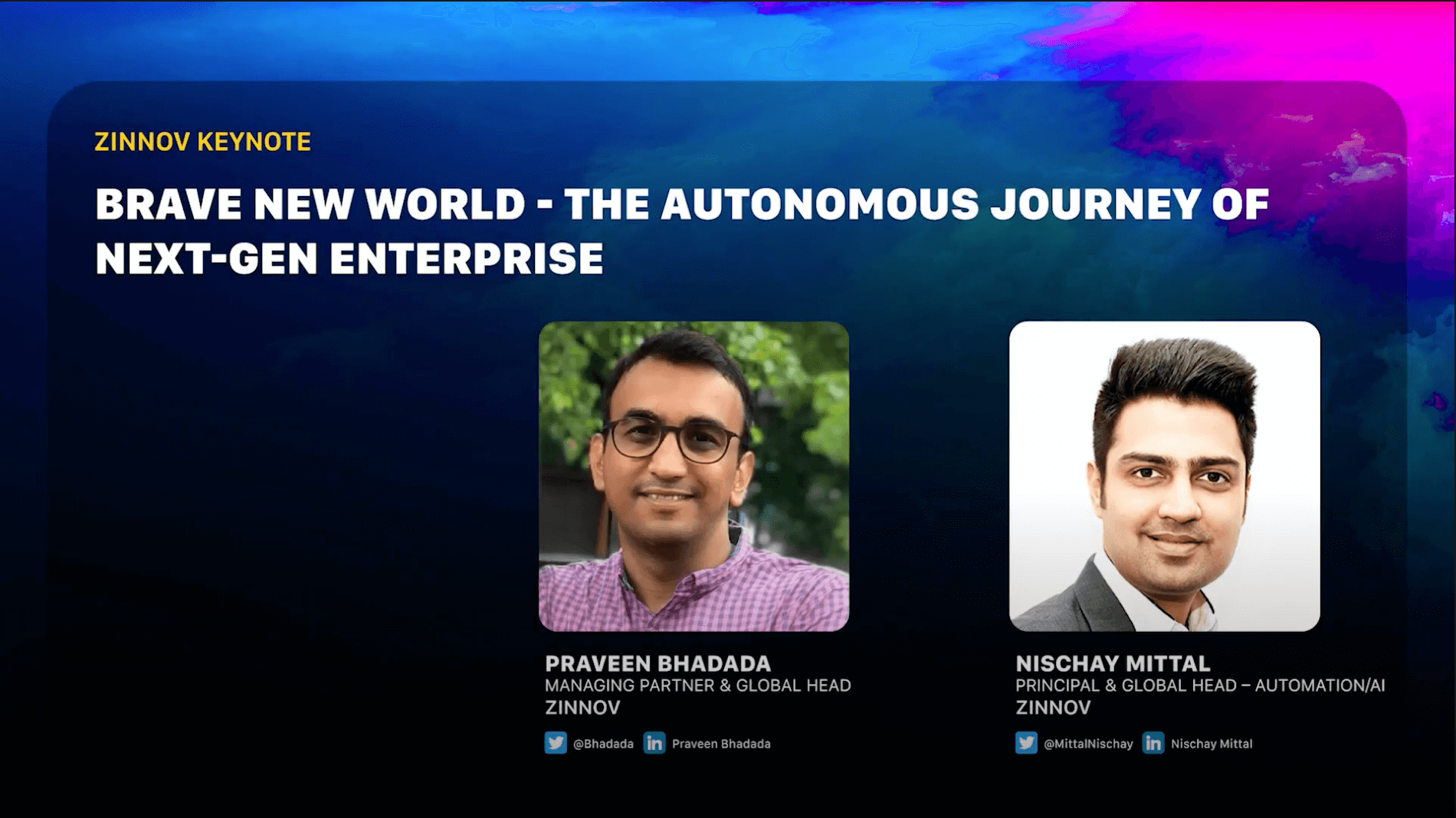 Brave New World - The Autonomous Journey of Next-Gen Enterprise | Zinnov Confluence 2021