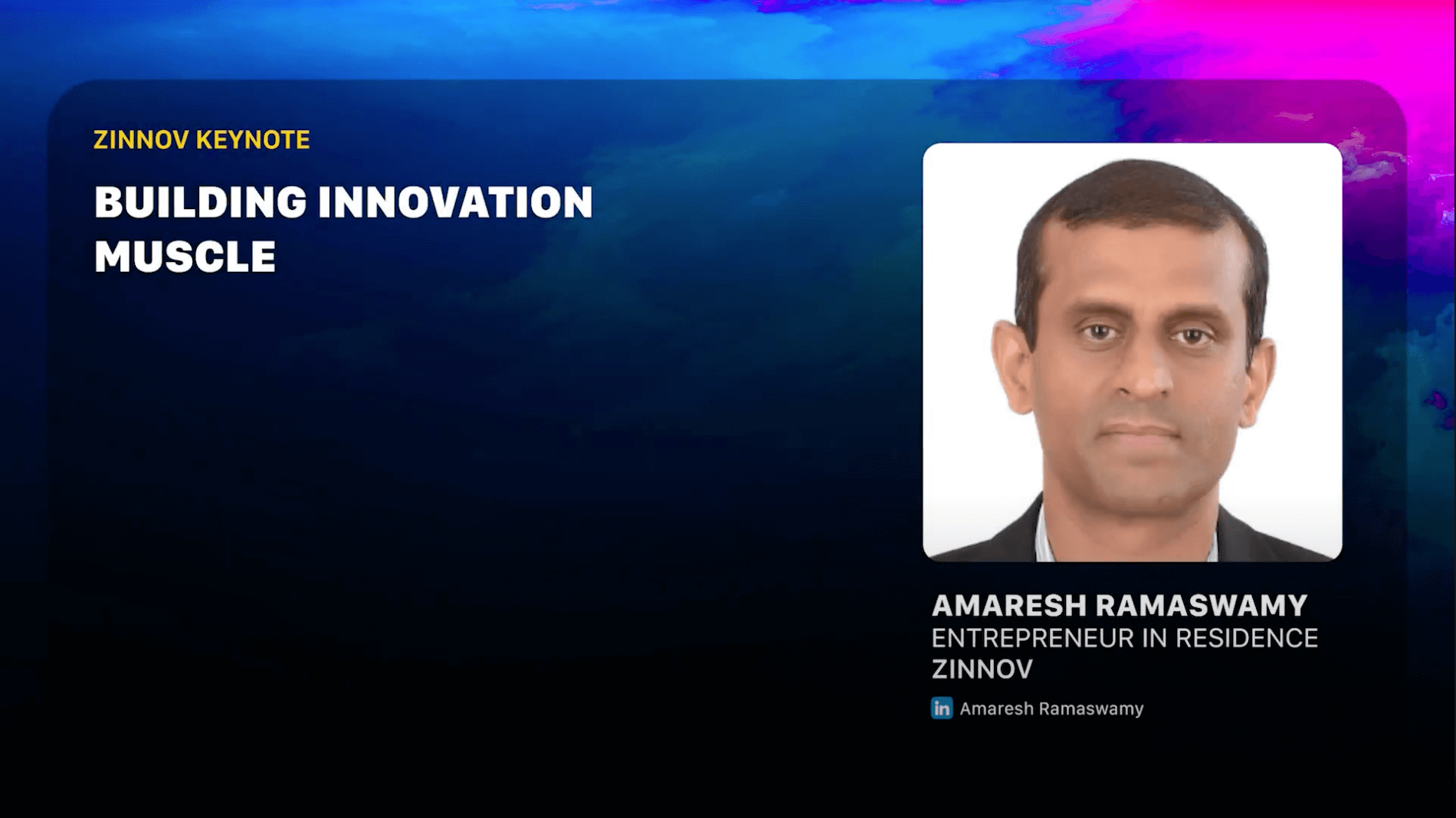 Building Innovation Muscle | Zinnov Confluence 2021